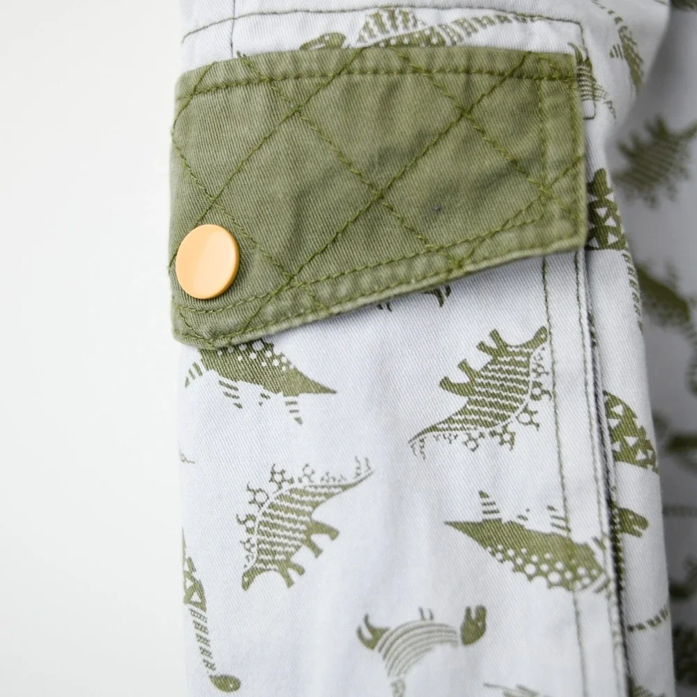 Matilda Jane Whimsical‎ Dino Print Playful Preppy Colorful Kids Shorts Size 10